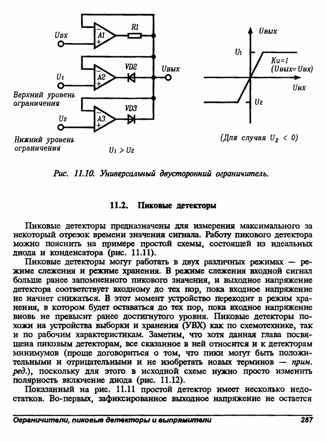 Недорогой пиковый детектор из небольшого количества компонентов - TLC, LM